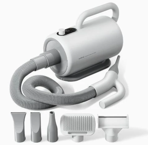 Mintor hose-type pet blower for grooming coat preparation