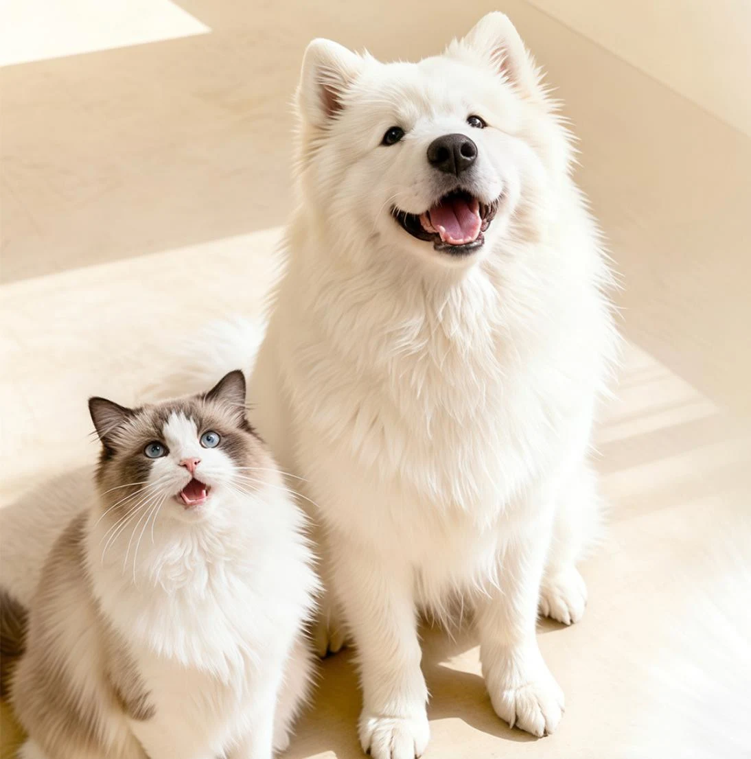 Dog and cat from the Mintor catalog