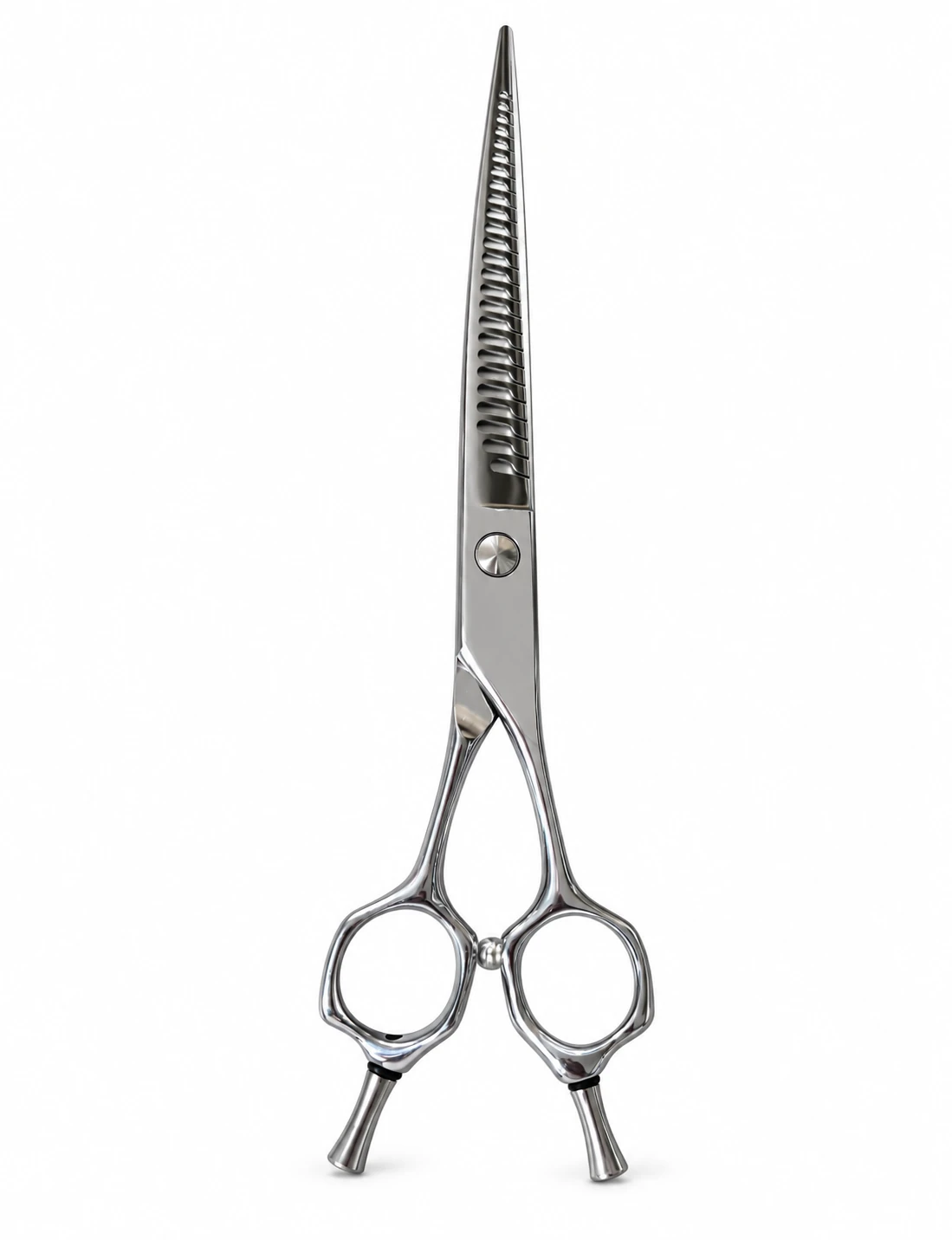 7-inch 440C Reversible Curved Magic Grooming Shears — product photo